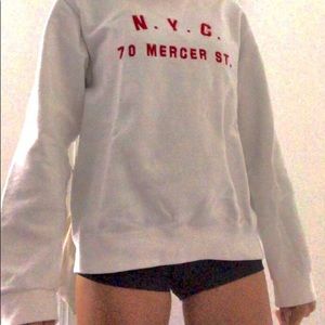 BRANDY MELVILLE NYC CREWNECK